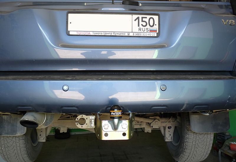 Фаркоп AvtoS для Toyota Land Cruiser 200 2007-2021. Фланцевое крепление. Артикул TY 25