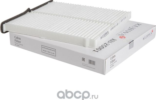Фильтр салона KU25001 KUJIWA KD4561J6X MAZDA Kujiwa. Артикул KU25001