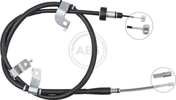 Трос ручника (тросик ручного тормоза) ABS. Артикул K10040