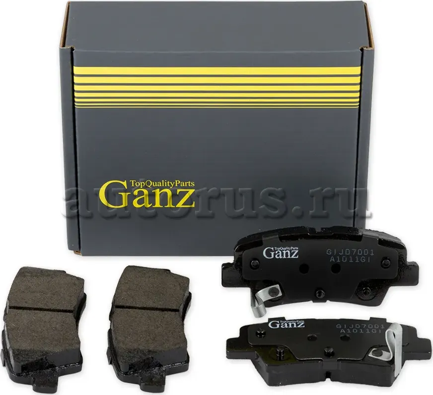 Колодки торм.зад. (Ganz). Артикул GIJ07001
