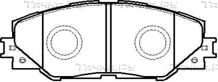 Тормозные колодки HSB. Артикул HP5177