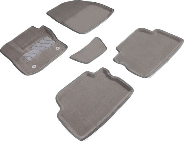 Коврики Seintex 3D ворсовые для салона Ford Kuga II 2013-2016 СЕРЫЕ. Артикул 85875