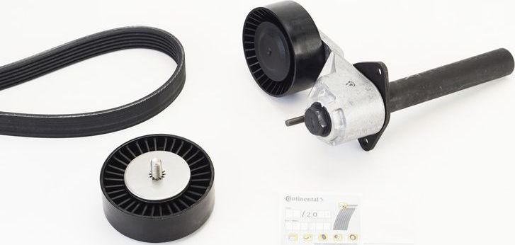 Приводной ремень поликлиновой с роликами (комплект) ContiTech. Артикул 6PK1893K1