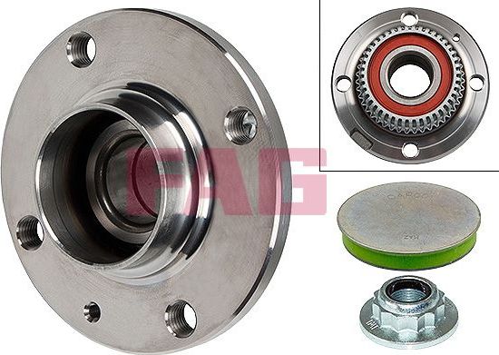 Ступичный подшипник (комплект) Fag задний для SEAT Inca I 1995-2003. Артикул 713 6106 60