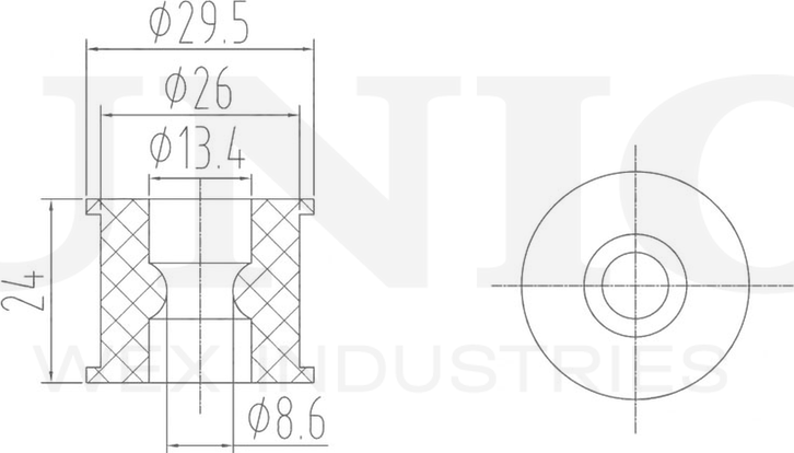 Втулка стабилизатора (Unio). Артикул RMP-10034