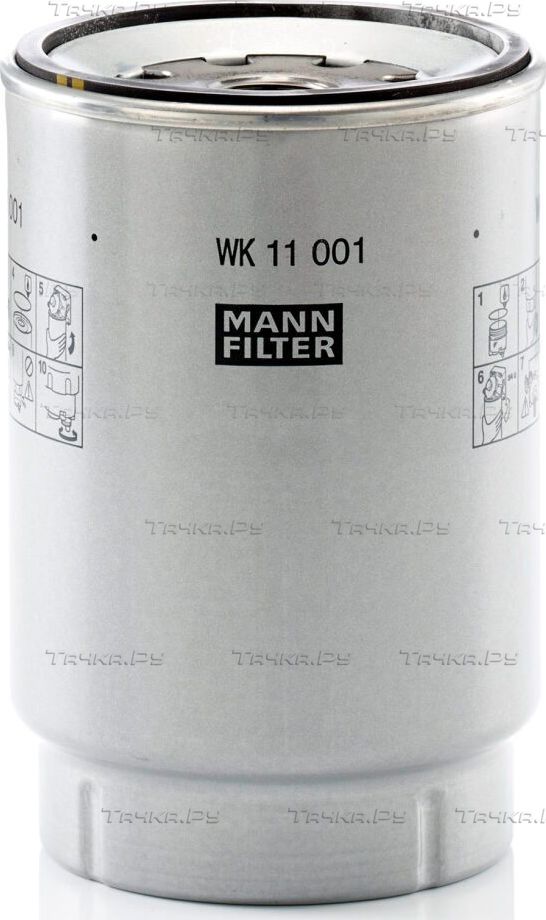 Топливный фильтр Mann-Filter для Renault Premium I 2000-2006. Артикул WK 11 001 x