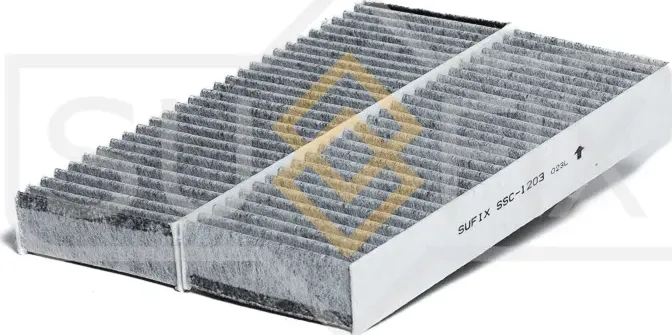 Фильтр салонный угольный (комплект 2 шт.) (Sufix). Артикул SSC-1203
