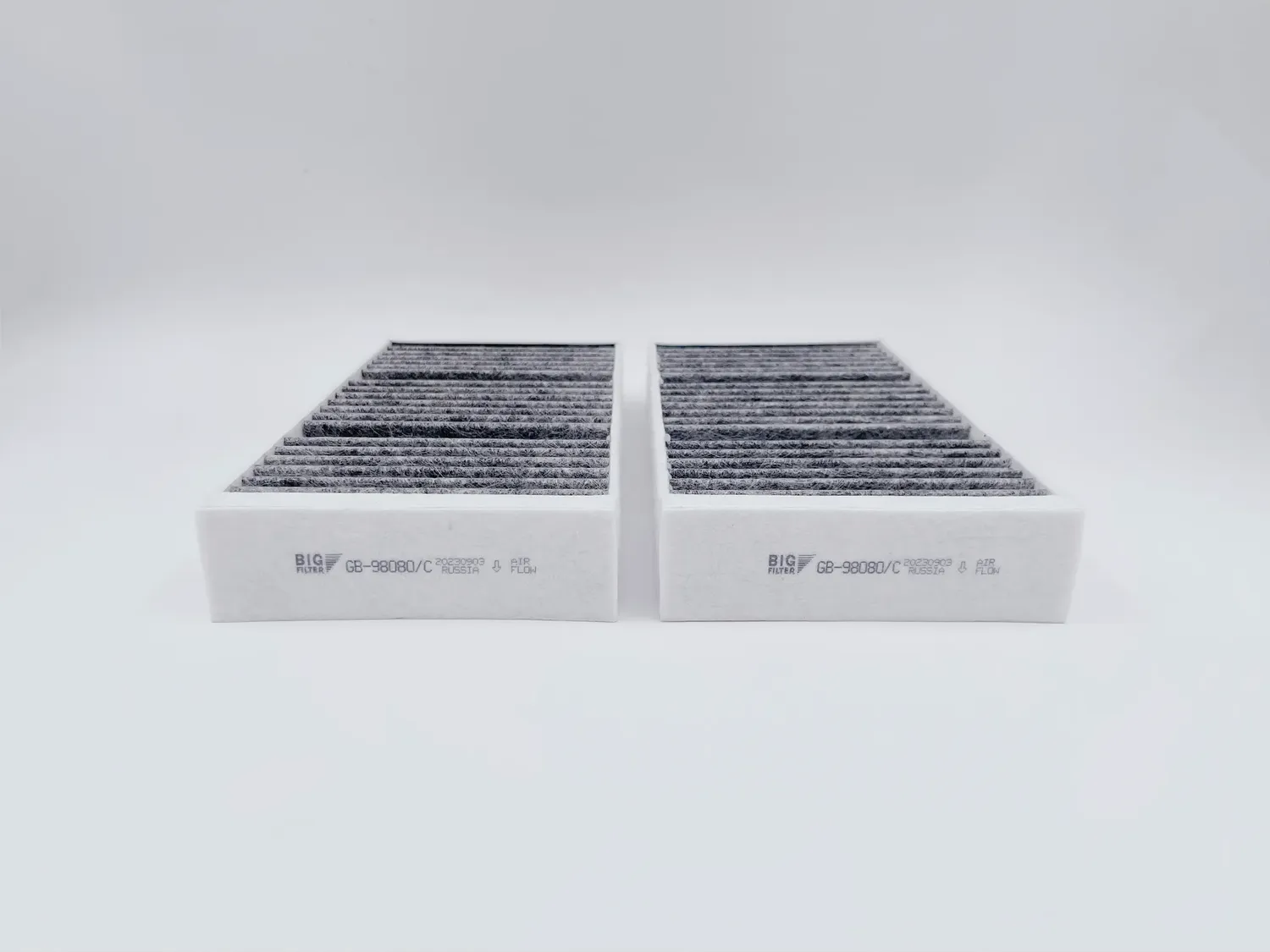 Фильтр салонный (угольный) (к-т 2 шт.) MERCEDES BENZ GLE Coupe (C292) 15-19  GLE (W166) 15-18  GL /  (BIG Filter). Артикул gb-98080/c