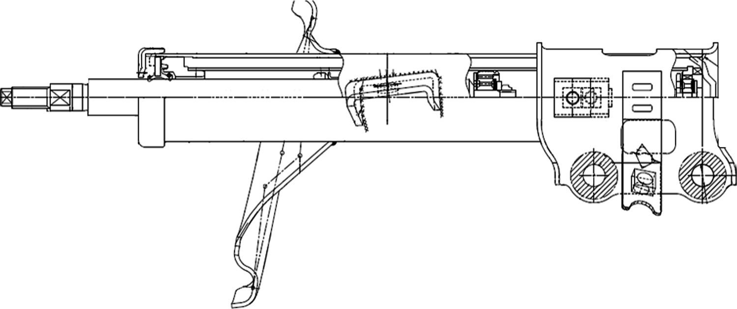 Амортизатор CTR передний левый для Hyundai Accent III 2005-2010. Артикул GY1380G