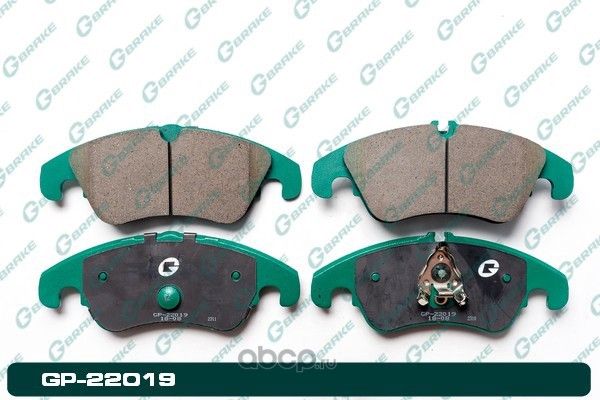 Колодки тормозные дисковые (G-Brake). Артикул GP22019