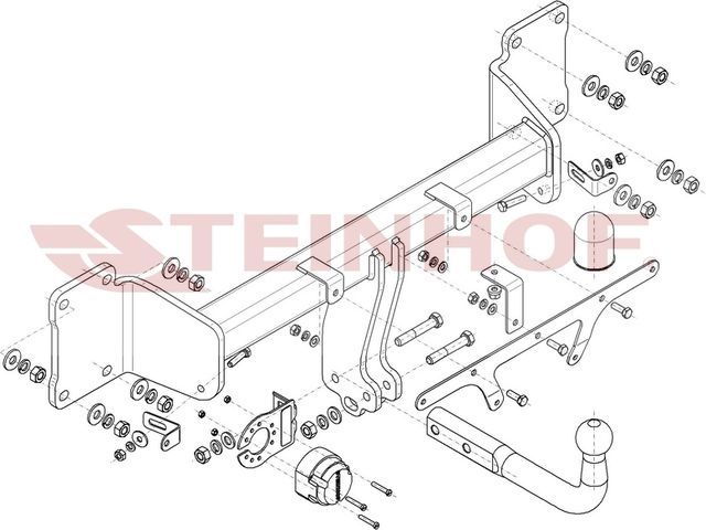 Фаркоп Steinhof для BMW iX I20 2021-2026. Артикул B-102