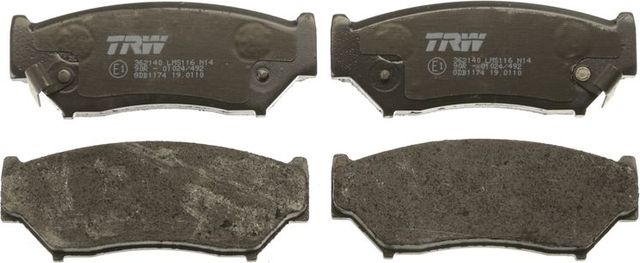 Тормозные колодки TRW COTEC передние для Geo Tracker 1995-1998. Артикул GDB1174