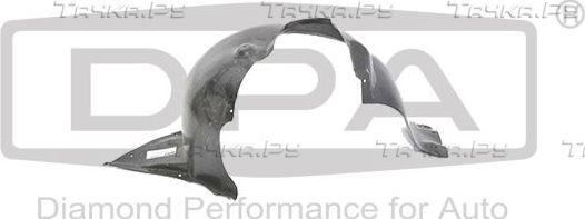 Подкрылок DPA передний правый для Volkswagen Polo IV 2001-2012. Артикул 88091178702