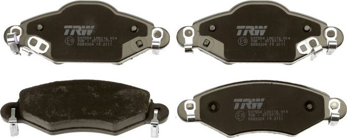 Тормозные колодки TRW COTEC. Артикул GDB3324