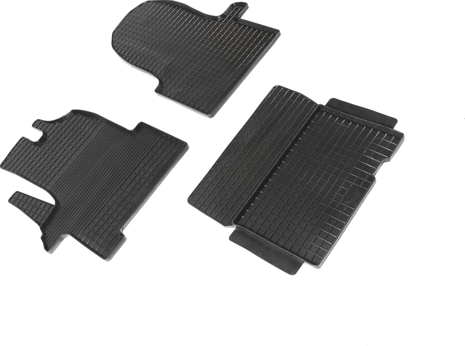 Коврики резиновые Seintex с узором сетка для салона Iveco Daily 2000-2006. Артикул 82699