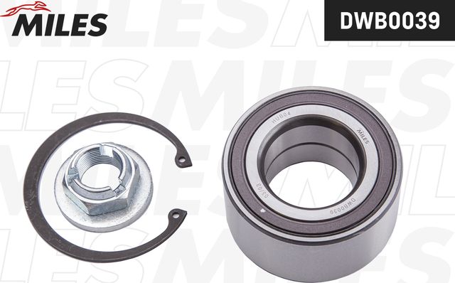 Ступичный подшипник (комплект) Miles передний для Ford Transit Connect I 2002-2011. Артикул DWB0039