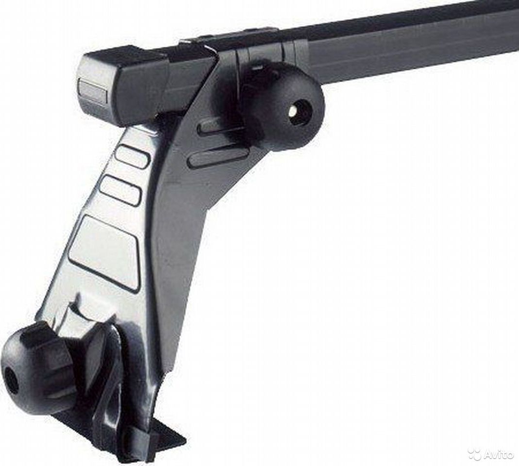 Багажник на крышу Атлант Эконом креп. за водостоки для ВАЗ 2121 Нива, 4х4 1976-2026 (Прямоугольные дуги). Артикул 8903