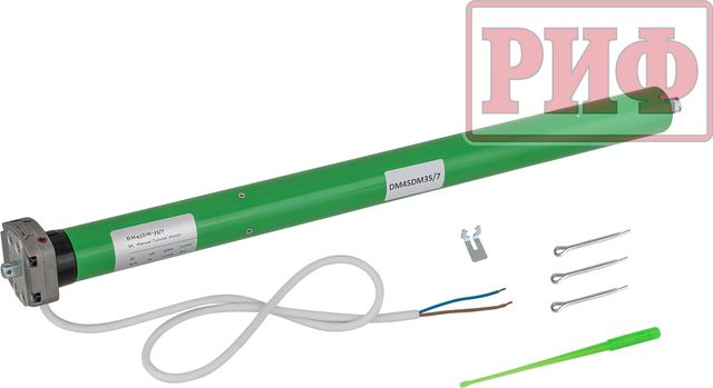 Мотор привода тента-маркизы РИФ 12В. Артикул DM45DM35/7