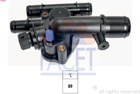 Термостат Facet Made in Italy - OE Equivalent. Артикул 7.8506