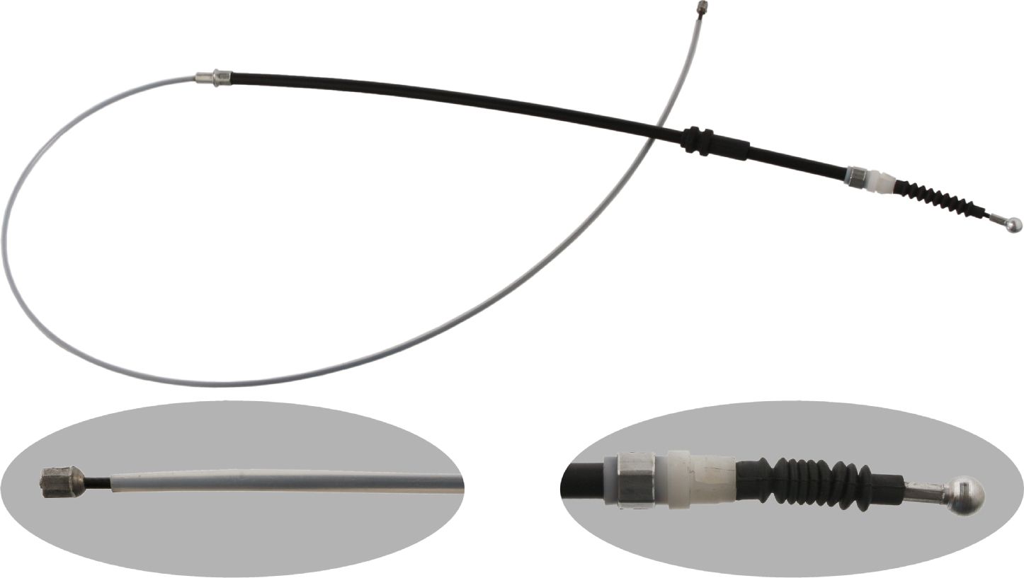 Трос ручника (тросик ручного тормоза) Febi Bilstein. Артикул 37218