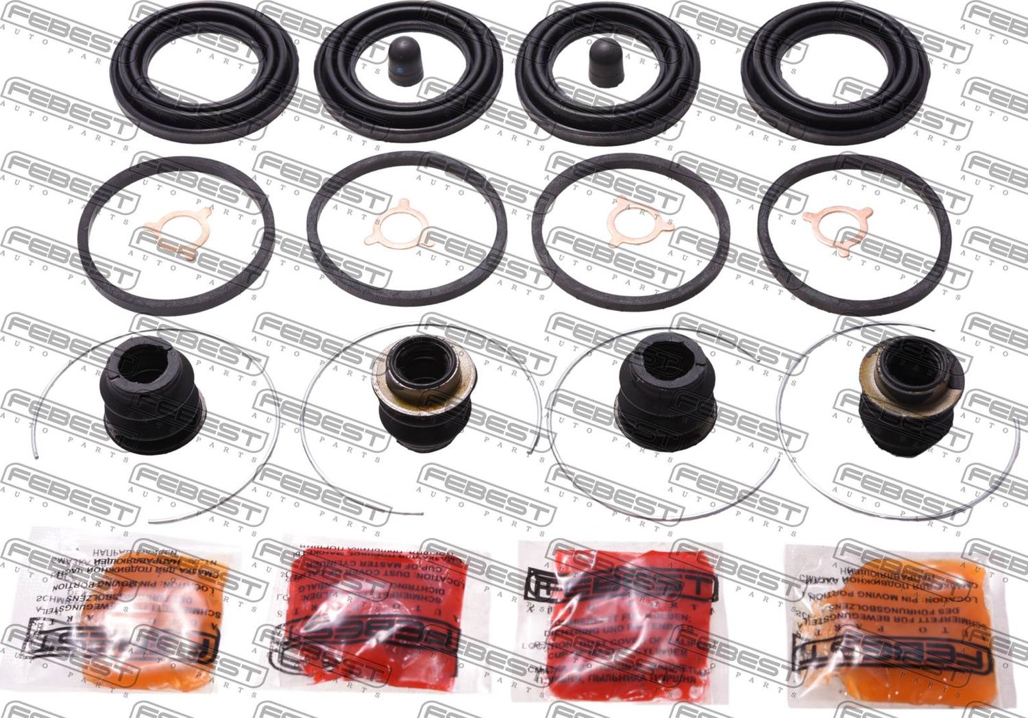 Ремкомплект тормозного суппорта Febest. Артикул 0175-JZS147F