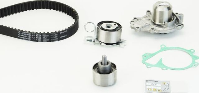 Помпа (водяной насос) с комплектом ремня ГРМ ContiTech для Kia Cerato IV 2018-2026. Артикул CT1237WP1