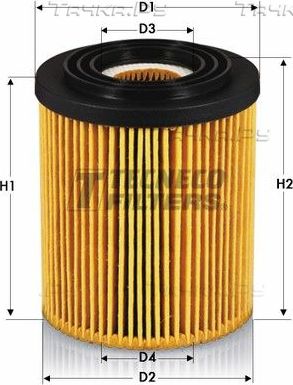 Масляный фильтр  Tecneco Filters для MINI Cabrio I (R52) 2004-2008. Артикул OL0236E