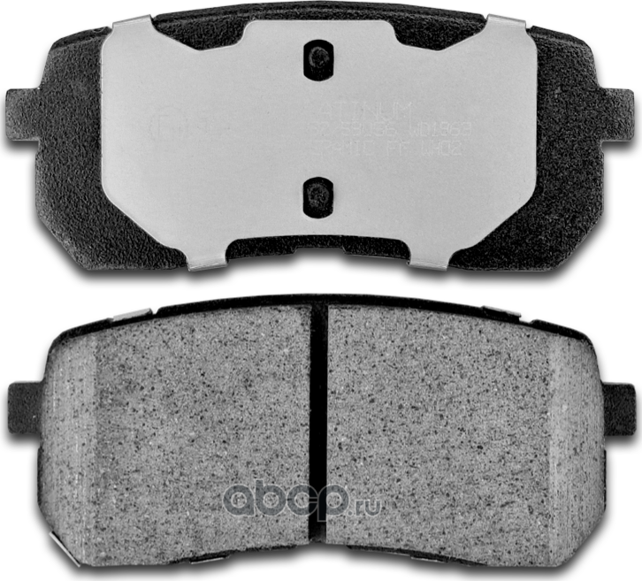 Тормозные колодки Gerat BP-R101C (задние) Platinum Gerat. Артикул BPR101C