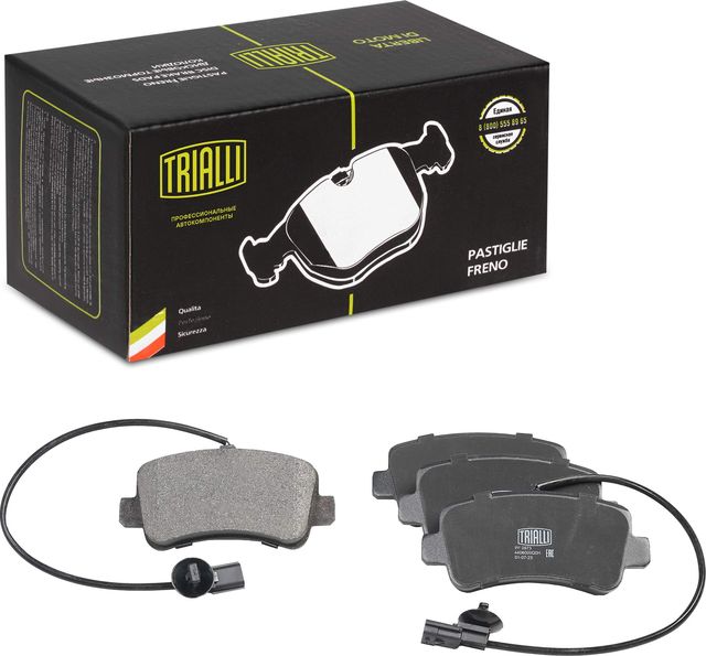 Тормозные колодки Trialli (Low-Metallic) задние для Renault Master III 2010-2026. Артикул PF 0973