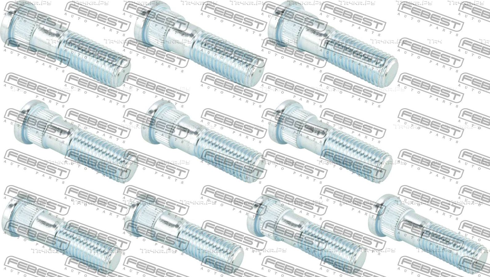 Шпилька колеса (болт ступицы) Febest для Mitsubishi Space Star I 1998-2004. Артикул 0484-001-PCS10