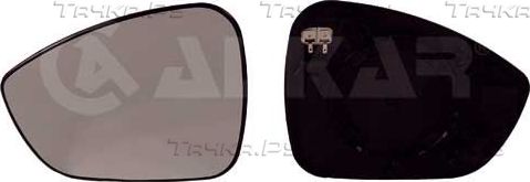 Зеркальное стекло бокового зеркала Alkar левое для Citroen C4 II 2009-2026. Артикул 6431863