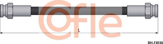 Тормозной шланг Cofle. Артикул 92.BH.FI036