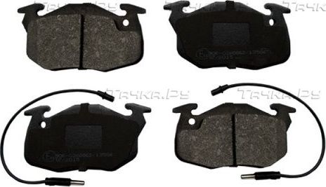 Тормозные колодки ASAM передние для Renault Clio I 1990-1998. Артикул 71725