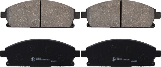 Тормозные колодки Blue Print. Артикул ADN142115