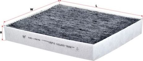 Салонный фильтр Sakura. Артикул CAC-19270