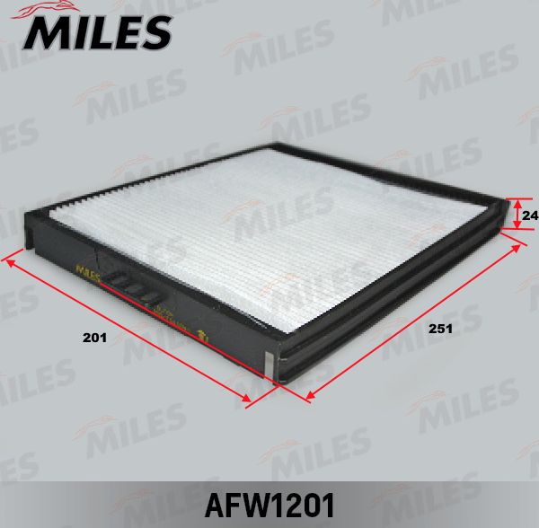 Салонный фильтр Miles. Артикул AFW1201
