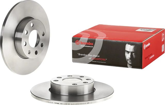 Тормозной диск Brembo PRIME LINE передний для Opel Astra G 1998-2005. Артикул 08.7637.10