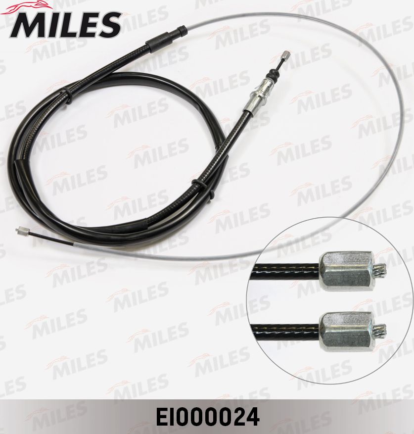 Трос ручника (тросик ручного тормоза) Miles. Артикул EI000024