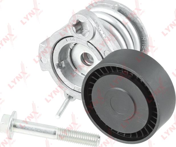 Натяжной ролик (натяжитель) приводного клинового зубчатого ремня LYNXauto. Артикул PT-3225
