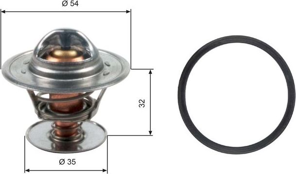 Термостат Gates для SEAT Ibiza II 1993-2002. Артикул TH13684G1