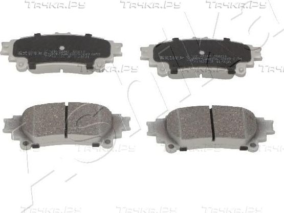 Тормозные колодки ASHIKA задние для Lexus RX III 2008-2015. Артикул 51-02-228