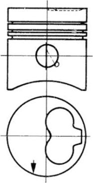 Поршень Kolbenschmidt для Volkswagen Golf I 1980-1983. Артикул 93260620