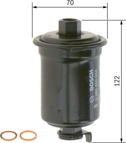 Топливный фильтр Bosch для Lexus ES I 1992-1996. Артикул 0 986 450 604