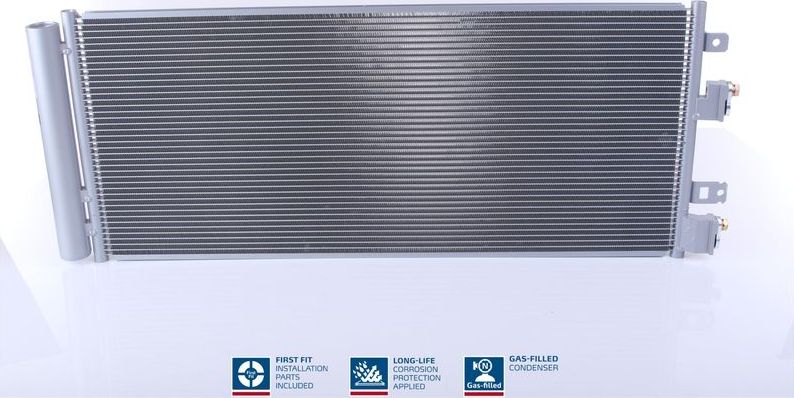 Радиатор кондиционера (конденсатор) Nissens (алюминий). Артикул 940568