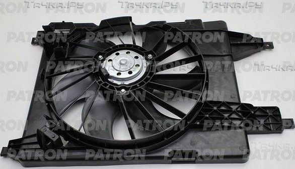 Вентилятор радиатора двигателя Patron для Renault Grand Scenic II 2004-2009. Артикул PFN143