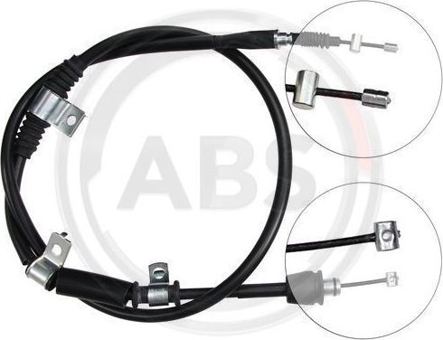 Трос ручника (тросик ручного тормоза) ABS. Артикул K17088