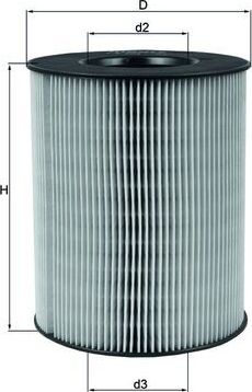 Воздушный фильтр Mahle-Knecht. Артикул LX 794