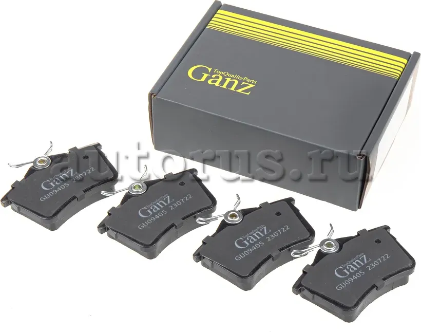 Колодки задние (Ganz). Артикул GIJ09405