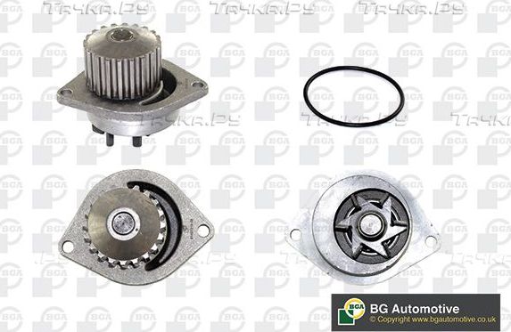 Помпа (водяной насос) BGA для Peugeot 206 1998-2012. Артикул CP2838