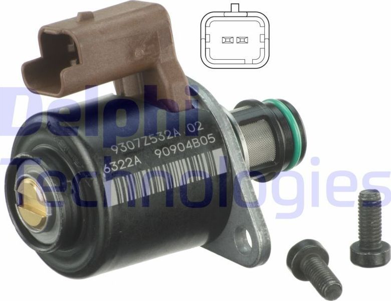 Клапан, топливный насос Delphi. Артикул 9109-927